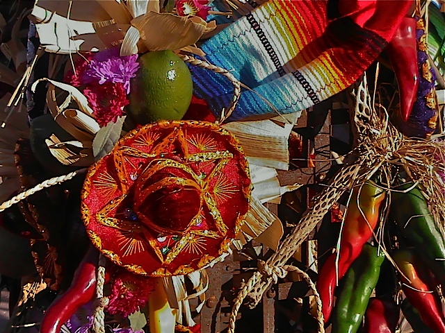 Mexican Fiesta Theme, Buffet Prop Details, Enchantment Resort, Sedona AZ.