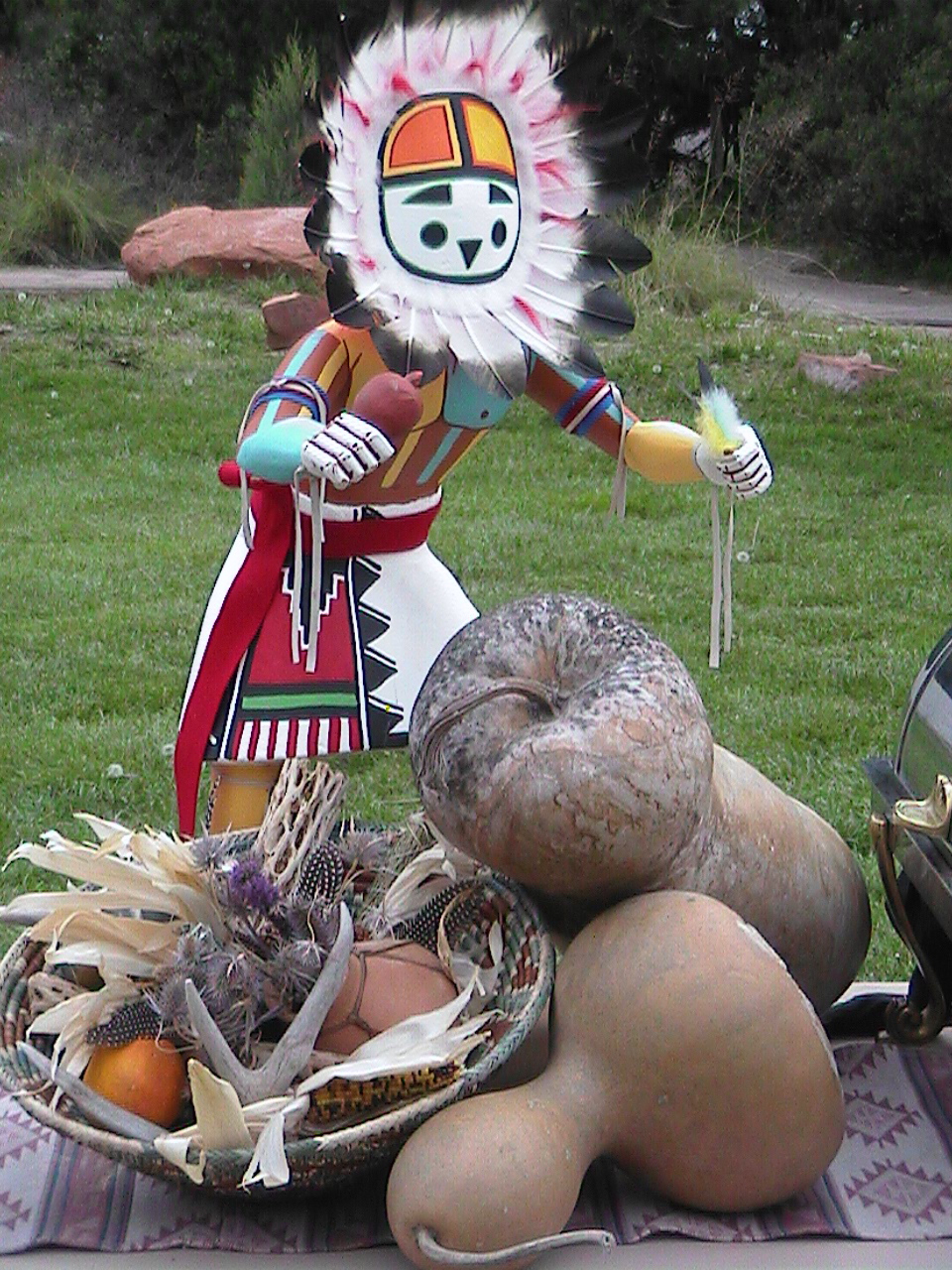 Native American Village, Kachina Doll Prop For Buffet, Image Provided By Show Stoppers
