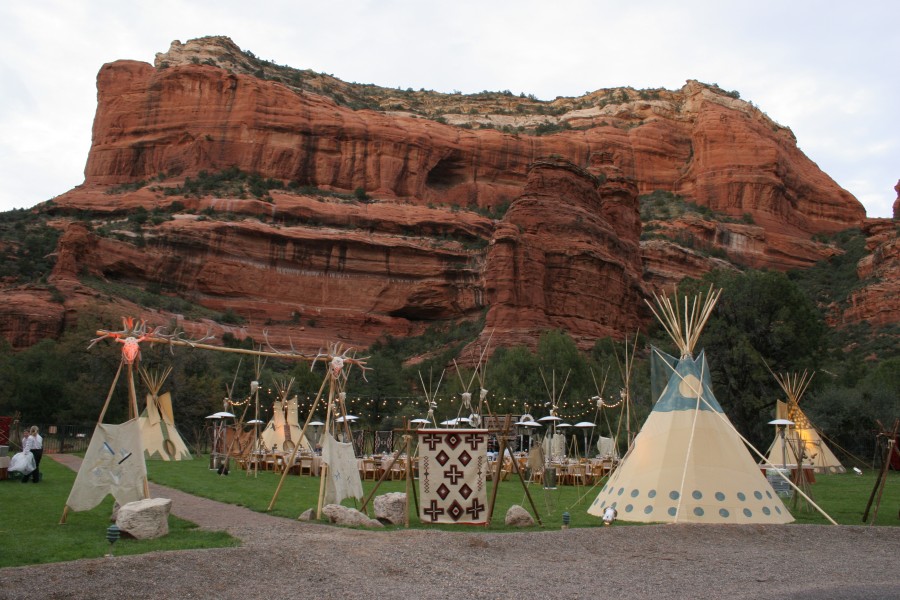 Native American Village, Enchantment Resort Circle, Image provided by Show Stoppers