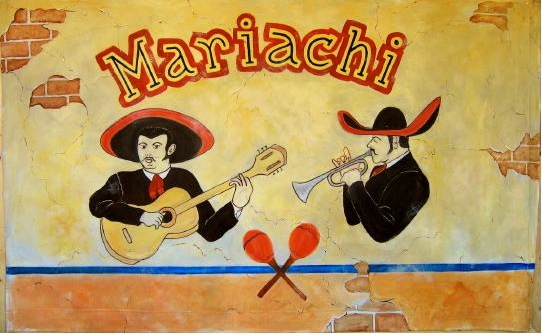 Mexican Theme Backdrop