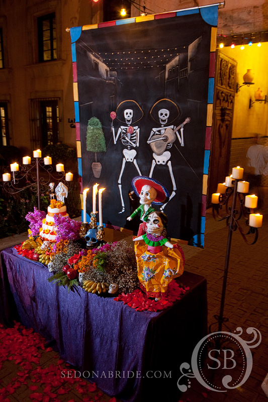 Dia de Los Muertos Celebration, Tlaquepaque, Sedona AZ. Image By SedonaBride.com