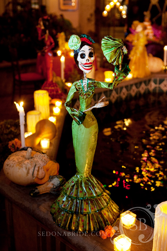 Dia de Los Muertos Celebration, Tlaquepaque, Sedona AZ. Image By SedonaBride.com