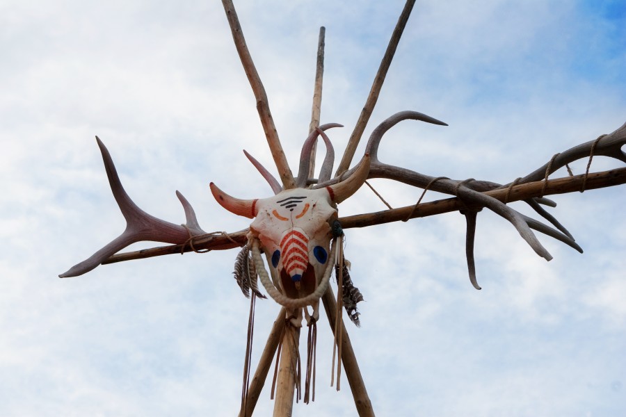 Native American Village, Village Entrance Detail, Image By Cameron + Kelly Studios