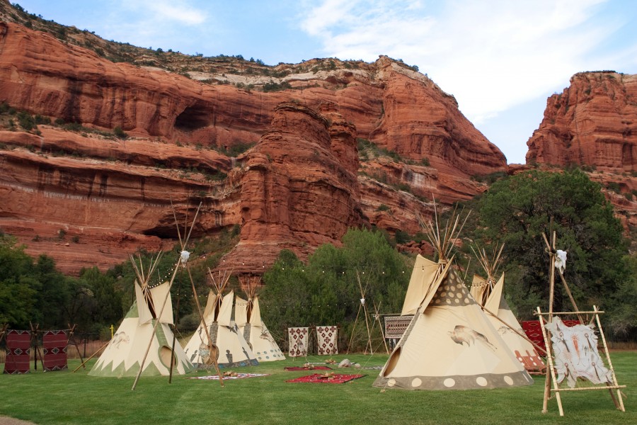 Native American Village, Enchantment Resort Circle, Image by Cameron + Kelly Studios